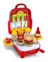 Imagem de Brinquedo lanchonete de hambúrguer sorvete maleta