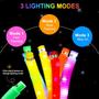 Imagem de Brinquedo LED Pop Tubes com Luzes - Pacote com 15 Unidades para Festas Infantis