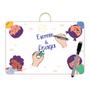 Imagem de Brinquedo Lousa Animada Kids 40cm Em MDF Com Caneta Com Apagador +3 Anos Paper Toy