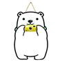 Imagem de Brinquedo Lousa Animada Urso Polar 40cm Em MDF Com Caneta Com Apagador +3 Anos Paper Toy