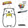 Imagem de Brinquedo Lousa Animada Urso Polar 40cm Em MDF Com Caneta Com Apagador +3 Anos Paper Toy