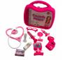 Imagem de Brinquedo Maleta Médica Infantil Rosa Kit com Luz e Som