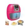 Imagem de Brinquedo Mania de Casa Fritadeira AirFryer Cozinha com Timer e Comidinhas DM Toys DMT6833