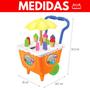 Imagem de Brinquedo Máquina de Sorvete Carrinho com Acessórios - Tilin