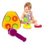 Imagem de Brinquedo Martelo Bate Bate Ratinho Didático Colorido