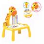 Imagem de Brinquedo Mesa Mix Girafa Amarela Projetor Pintura Desenho