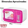 Imagem de Brinquedo Micro-ondas Infantil Mania de Casa Com luz e Movimento DMT6672 - DmToys