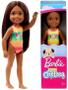 Imagem de Brinquedo Mini Boneca Colecionável Chelsea Club Menina Morena Negra Praia - Maiô Picolé - Família Da Barbie - Mattel