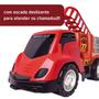 Imagem de Brinquedo Mini Caminhao Dos Bombeiros Vermelho Samba Toys