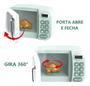 Imagem de Brinquedo Mini Cozinha Infantil Microondas Funciona Verdade
