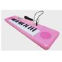 Imagem de Brinquedo Mini Teclado Piano Rosa Infantil Musical com microfone