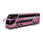 Imagem de Brinquedo Miniatura Ônibus Viação Aguia Branca Rosa Dd