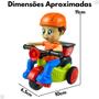 Imagem de Brinquedo Miniatura Triciclo de entregas C/ Ficção Sortidos CBS0169 - Castela