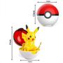Imagem de Brinquedo Modelo De Figura Pokémon Pokeball - Pikachu