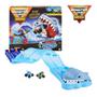 Imagem de Brinquedo Monster Jam Playset Corrida e Mordida do Tubarao