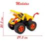 Imagem de Brinquedo Monster Truck Tiger Carrinho Miniatura Picape Fricção 29,5cm