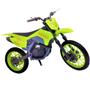 Imagem de Brinquedo Moto Cross Sertões Motinho Suspensão E Molas Pro Tork Usual Verde