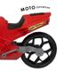 Imagem de Brinquedo Moto Miniatura Roda Esportiva Racing 360 Vermelha