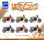 Imagem de Brinquedo Moto Motocross Racing Pneus De Borracha 34 cm Roma