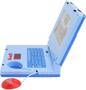 Imagem de Brinquedo Notebook Educativo Computador Infantil Eletrônico Azul Com Som e Luzes