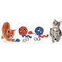 Imagem de Brinquedo Odontopet Cat Bola laranja - Fusão com Catnip no material