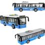 Imagem de Brinquedo Ônibus Miniatura Com Luz Sim Fricção Azul