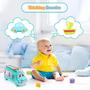 Imagem de Brinquedo Ônibus Montessori UNIH - Com Xilofone e Classificador de Formas (1-3 anos)