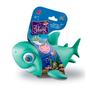 Imagem de Brinquedo Para Banho Tubarão Verde Family Shark +3 Meses Cometa Brinquedos