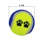Imagem de Brinquedo Para Cachorro Bola de Tênis 3 Unidades Vermelha