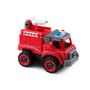 Imagem de Brinquedo para Crianças City Machine Caminhão de Bombeiro Com Acessórios para Montar e Desmontar Multikids - BR1085