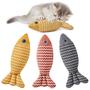 Imagem de Brinquedo para Gato Potaroma Fish - Com Som, Catnip e Textura Enrugada
