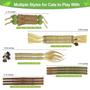 Imagem de Brinquedo para Gatos com Catnip e Silvervine Natural - Conjunto FOWSRHRG