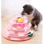 Imagem de Brinquedo Para Gatos Pet Torre de Trilhas 3 Níveis Bolinhas