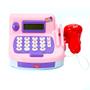 Imagem de Brinquedo para Meninas Caixa Registradora Rosa com Calculado