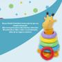 Imagem de Brinquedo Pedagógico Girafa Colorida Criativa Mundo Mágico