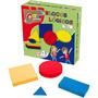 Imagem de Brinquedo Pedagogico Madeira Blocos Logicos 48 PCS - Gna