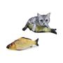 Imagem de Brinquedo Peixe Elétrico Para Cães E Gatos Com Catnip