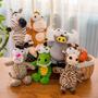 Imagem de Brinquedo Pelúcia Bichinhos Olhos Grandes Divertidos Ursinhos Para Nichos Urso De Pelúcia Animais Zoo Safari