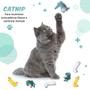 Imagem de Brinquedo Pelúcia com Catnip  Mordedor Pet Com Erva de Gato