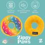 Imagem de Brinquedo Pelúcia Jumbo Donutz Rainbow ZippyPaws Com Apito Para Cães e Gatos - Arco-íris