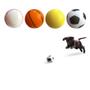 Imagem de Brinquedo pet mordedor Kit de brinquedos bola bolinha resistente para caes gatos antiestresse