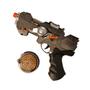 Imagem de Brinquedo Pistola Plástico MD10250 Com Luz e Som - Jmd Toys