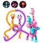 Imagem de Brinquedo Pop It Girafa Estica E Gruda Fidget Toys Led Tubo Infantil