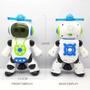 Imagem de Brinquedo Que Robô Dança Gira 360 Emite Luzes E Musica Robot