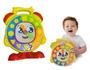 Imagem de Brinquedo Relógio Colorido Criança Infantil Bebê Didático