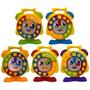 Imagem de Brinquedo Relógio Didático Educativo Colorido Infantil c/ Peças de Encaixar e Desmontar p/ Bebês Crianças Meninas e Meninos