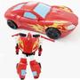 Imagem de Brinquedo Robô Carro de Corrida Vermelho Transformers 2 em 1