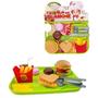 Imagem de Brinquedo Sanduíche Lanche Suco Batata Frita - Fast Food Hora Do Lanche Infantil