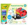 Imagem de Brinquedo sensorial Crayola Musical Doodle Bug Ladybug para crianças de 2 anos ou mais