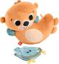 Imagem de Brinquedo sensorial de pelúcia FISHER-PRICE BABY Rockin' Tummy Time Otter